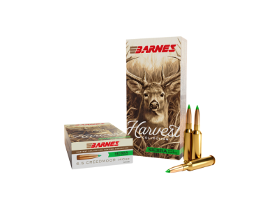 Barnes Harvest Collection Rifle Cartridges, 6.5 Creedmoor, 20