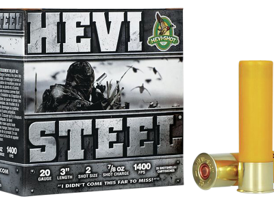 Hevi-Shot HS62002 HEVI-Steel 20Gauge 3" 7/8oz 2 Shot, 20 Gauge, 25