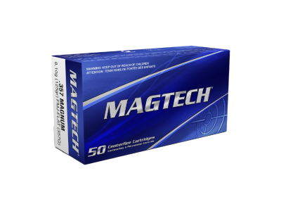 Magtech Range/Training Handgun Cartridges, .357 Magnum, 50