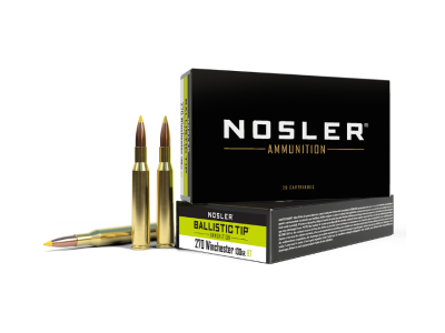Nosler Ballistic Tip Rifle Rounds, .270 Winchester, 20