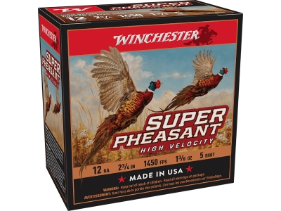 Winchester Super Pheasant High Velocity High Brass, 12 Gauge, 25