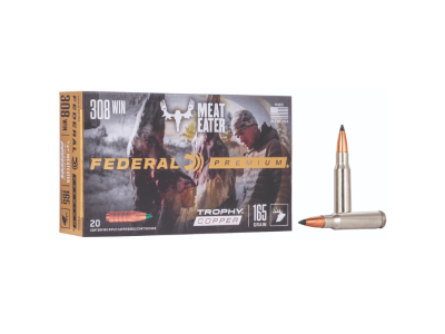 Federal Trophy Copper Rifle Cartridges, .308 Winchester, 20