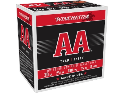 Winchester AA Low Recoil, 20 Gauge, 25