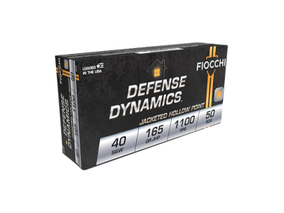 Fiocchi Defense Dynamics Handgun Rounds, .40 S&W, 50