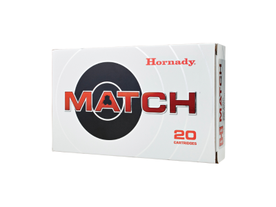 Hornady Match Rifle Cartridges, .25 Creedmoor, 20