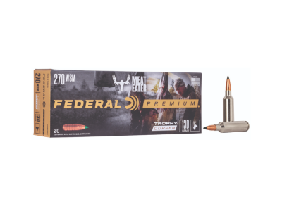 Federal Trophy Copper Rifle Cartridges, .270 Winchester Short Magnum, 20