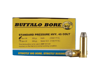 BBA Standard Pressure Centerfire Handgun Rounds, .45 Colt, 20