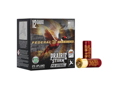Federal Prairie Storm FS Steel Shotshell Loads, 12 Gauge, 25