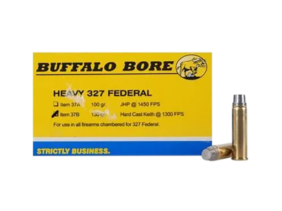 BBA Heavy Centerfire Handgun Rounds, .327 Federal Magnum, 20