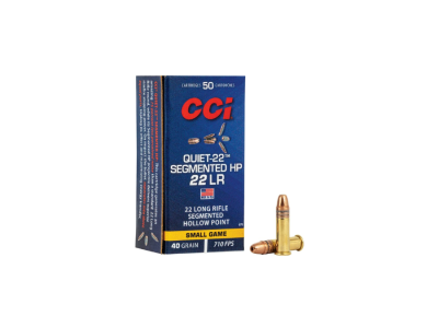 CCI Quiet-22 Segmented HP, .22 LR, 50
