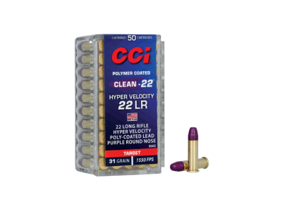 CCI Clean-22 Hyper Velocity, .22 LR, 50