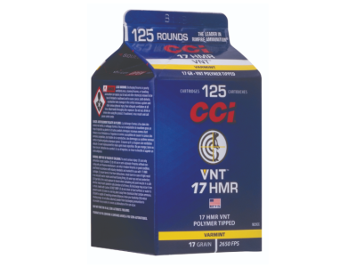 CCI VNT, .17 HMR, 125