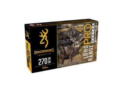 Browning Long Range Pro Hunter Centerfire Rifle Cartridges, .270 Winchester, 20