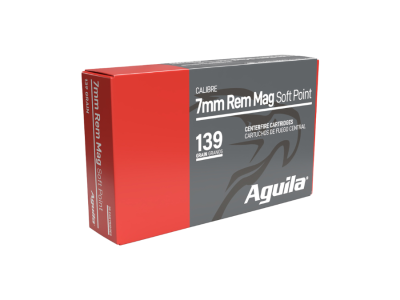 Aguila Centerfire Rifle Cartridges, 7mm Remington Magnum, 20