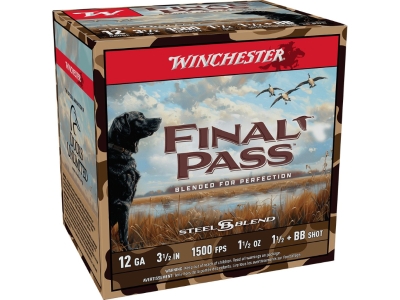 Winchester Final Pass Shotgun Ammo, 12 Gauge, 25