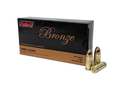 PMC Bronze 9mm Luger Full Metal Jacket, 50