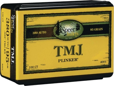 Speer TMJ 380ACP 95gr Total Metal Jacket, 100