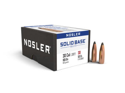 Nosler Solid Base Reloading Bullets, .30 (7.62mm), 50