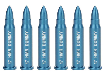 A-ZOOM Action Proving Dummy Rounds, .17 HMR, 6