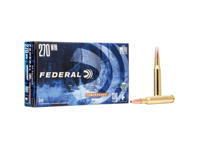 Federal Power-Shok Centerfire Rifle Cartridges, .270 Winchester, 20