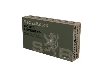 Sellier & Bellot Centerfire Rifle Cartridges, Brass, 6.5 Creedmoor, 20