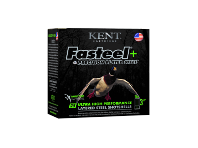 Kent Cartridge Fasteel+ Shotshell Loads, 12 Gauge, 25