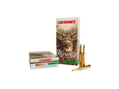 Barnes Harvest Collection Rifle Cartridges, .270 Winchester, 20