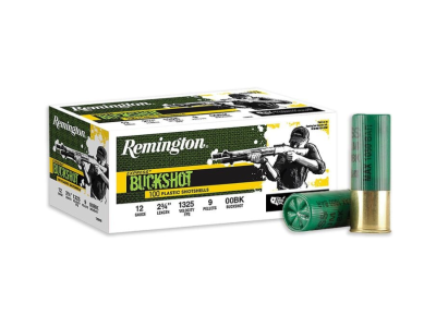 Remington Express Buckshot Shotshell Loads, 12 Gauge, 100