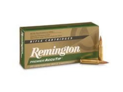 Remington AccuTip Varmint Rifle Ammunition  50 Grain, 20 Count, .222 Remington