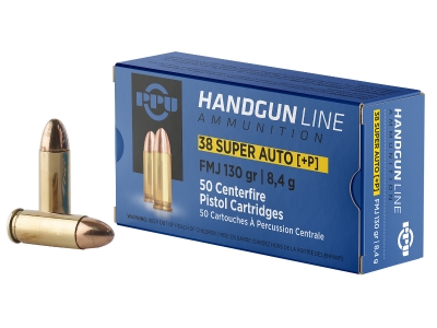 PPU Handgun, .38 Super, 50