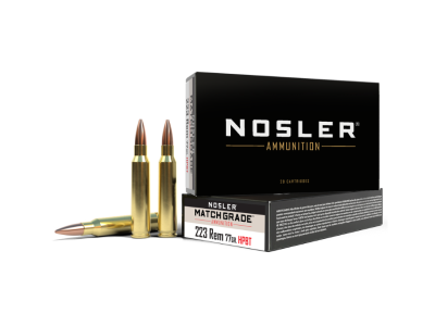 Nosler Match Grade Rifle Rounds, .223 Remington, 20