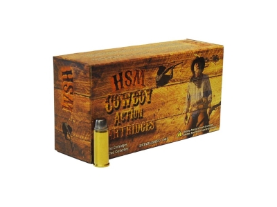 HSM Round Nose Flat Point Cowboy Action Ammunition, .32-20 Winchester, 50