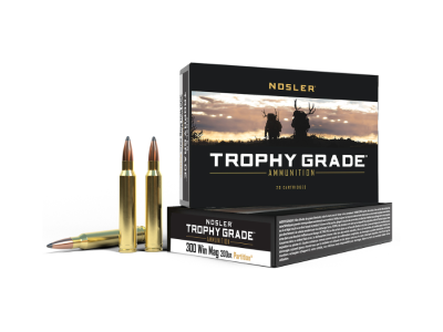 Nosler Trophy Grade Rifle Rounds, .300 Winchester Magnum, 20