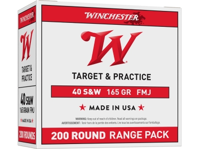 Winchester USA Range Pack, .40 S&W, 200
