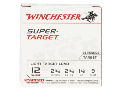 Winchester Super-Target Light Target, 12 Gauge, 25