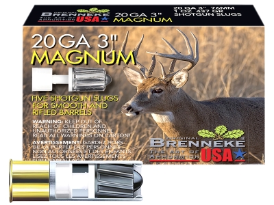 Brenneke Magnum, 20 Gauge, 5