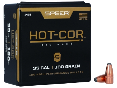 Speer Hot-Cor 35Cal 180gr Spitzer Soft Point, 100