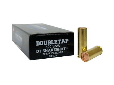 DoubleTap SnakeShot Centerfire Handgun Cartridges, .500 S&W Magnum, 20