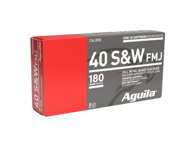 Aguila Centerfire Handgun Cartridges, .40 S&W, 50
