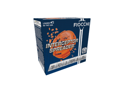 Fiocchi Exacta Target Interceptor Spreader Shotshell Loads, 12 Gauge, 25