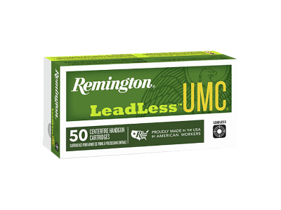 Remington UMC Leadless Centerfire Handgun Cartridges, .40 S&W, 50