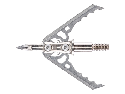 Rage Hypodermic NC +P Broadheads 125 gr. 3 pk., Vertical Bow, Mechanical, Stainless Steel