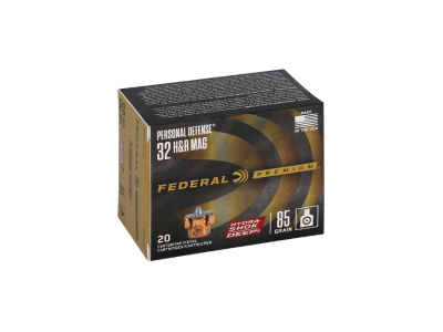 Federal Personal Defense Hydra-Shok Deep Handgun Cartridges, .32 H&R Magnum, 20