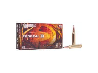 Federal Fusion Rifle Cartridges, 7mm Remington Magnum, 20