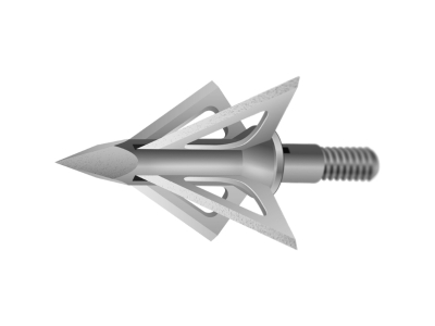 Slick Trick Standard Broadheads Stainless Steel 125 gr. 3 pk., Silver, 3 count