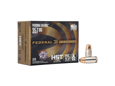 Federal Personal Defense HST Handgun Cartridges, .357 SIG, 20