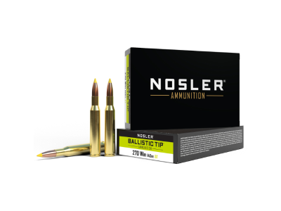 Nosler Ballistic Tip Rifle Rounds, .270 Winchester, 20