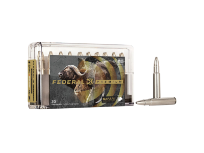 Federal Safari Trophy Bonded Bear Claw Rifle Cartridges, .416 Rigby, 20