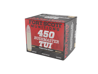 Fort Scott 450 Bushmaster SCS TUI - Ammo, 20 Count, .450 Bushmaster