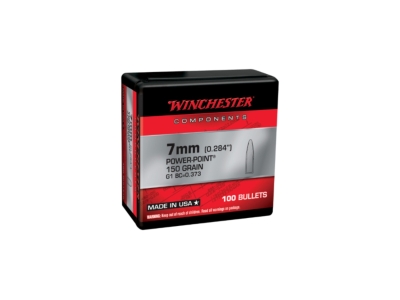 7mm (.284) 150gr Power-Point Reloading Bullets, 100/Box